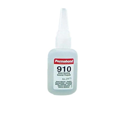 Permabond 910 (1oz Bottle) Instant Adhesive-Fast-Set Low Viscosity Thin Metal-General Purpose