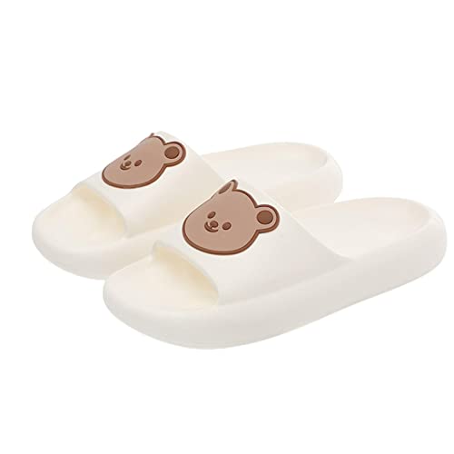 Xiaohuaduo Chaussons Intérieur Unisexe - Pantoufles d'intérieur et d'extérieur | Chaussons de Douche extrêmement Confortables, Sandales antidérapantes en EVA, Ouvert, légers, Unisexes Cover