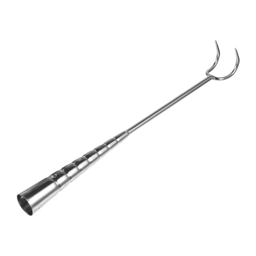 FUNOMOCYA Stainless Steel BBQ Meat Hook Professional Grill BBQ Tool Easy to Clean and Carry