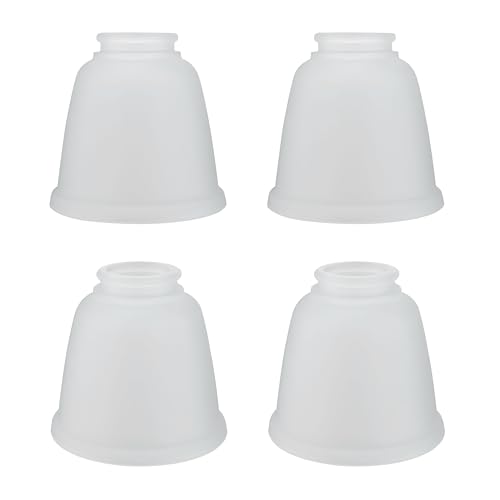 Aspen Creative frosted ceiling fan glass shade 4-pack