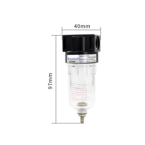 Filtro separador de agua y aceite AF2000 con conectores PC12-02 para compresor 4