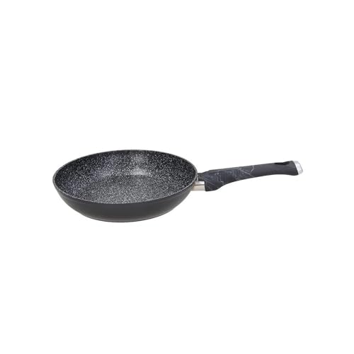 Avilia Padella Antiaderente per Friggere e Arrostire Ideale per Carne e Pesce - Padella Antiaderente per Cottura senza Olio, in Alluminio, 26cm