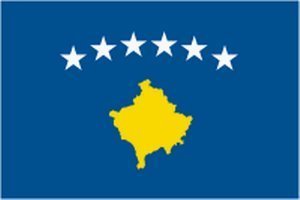 Kosovo drapeau 90 x 150 cm