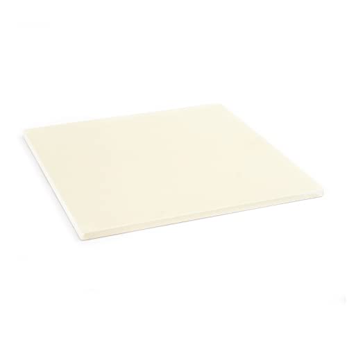 Toboli Pierre à pizza carrée en cordiérite – 330 x 330 x 10 mm – 500 °C max. – pour Four et Cuisson croustillante – Matériel de gastronomie Appareil cuisine