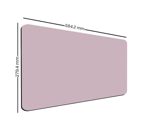 Image of ON TREND Premium Extended Mouse Pad, Large Premium Desk Mat Anti Skid Rubber Base for Desktop Laptop PC Office Gaming (Size- 23 X 11 x 0.12 Inch) (Lavender)