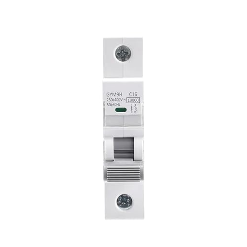 Disjoncteur 10A Courbe C GYM9H 10KA pour tableau électrique résidentiel
