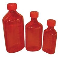 1205643 PT# 93826 Bottle 8oz Plastic Amber 50/Ca Made by Stargate Distribution