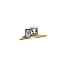 KV Kitchen & Bath Storage EZC 17/1 OK Oak Instant Corner Shelves Single Pack, 17" x 17"