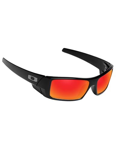 Image of Alphax Polarized Replacement Lenses for Oakley Gascan OO9014 60mm Sunglasses | Glare Reduction | Precision Cutting