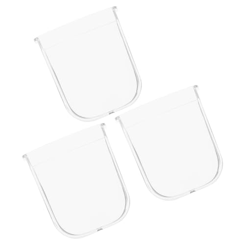 OSOLADY Recipientes Antigoteo para Eléctrica 3 Piezas, Vasos de Condensación de Plástico Transparente, Accesorio de Repuesto para Recolección de Agua en Cocina Eléctrica