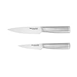 KitchenAid Gourmet Utility and Paring Knife Set Set with Blade Covers, 2-Piece, Stainless Steel