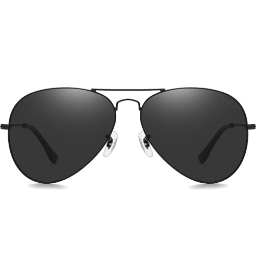 Image of DUCO Classic Aviator Sunglasses for Men Women Retro Polarized Sun Glasses UV400 Protection Driving Fishing 3025