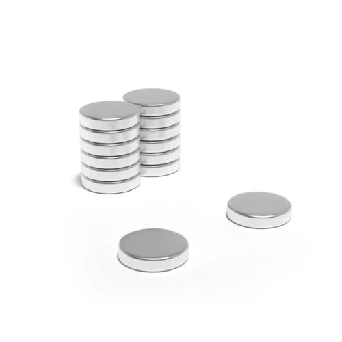 Image of 16mm x 3.5mm Neodymium Disc Magnets, N42 Grade, High-Strength Rare Earth Magnets (4.17kg Pull) for DIY, Crafts, Woodworking, Manufacturing & Science (1)