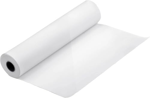 Image of Vakly Exam Table Paper Roll 18 inch x 225' (Pack of 4) - Disposable Smooth Medical Barrier Paper for Spa, Doctor, Chiropractic & Massage Tables