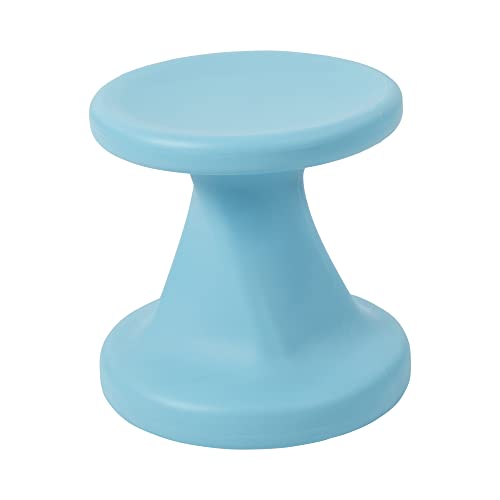 Image of ECR4Kids Twist Active Wobble Stool, 14in Seat Height, Classroom Furniture, Cyan