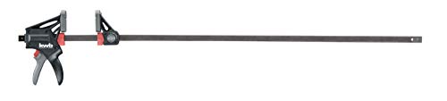 kwb 928960 Einhand-Zwinge Spann- und Spreiz-Zwinge, Spannweite 600 mm, Spanntiefe 85 mm, zum Halten, Klemmen, Verleimen u. Spreizen