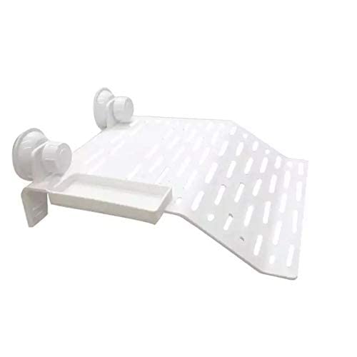 Sage Square Acrylic Platform Cum Basking Ramp for Aquarium with Suction Cup for Turtles/Reptiles/Aquarium/Small Amphibians (Design 1)