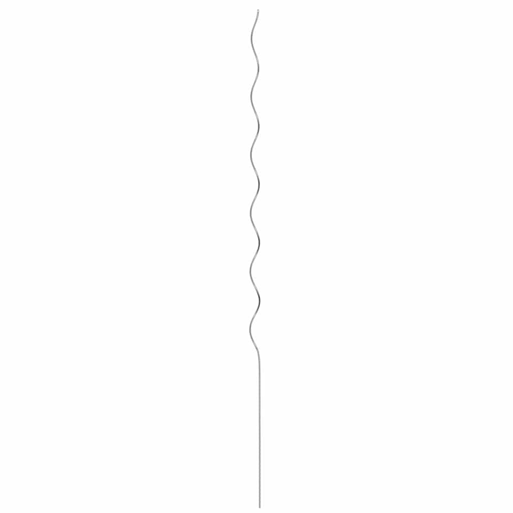 Spiral Pflanzenstütze Stahl 150 cm, 50 Stück Kletterpflanzenstütze für Garten, Pflanzstab aus robustem Stahl mit minimalistischem Design für Bohnen und Reben, platzsparend
