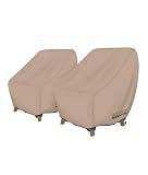 ULTCOVER Waterproof Patio Chair Cover, 32W x 34D x 34H in
