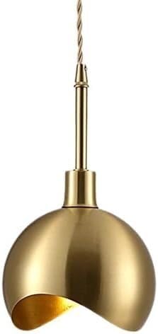 Lampe suspendue en cuivre véritable luminaire chic au style industriel
