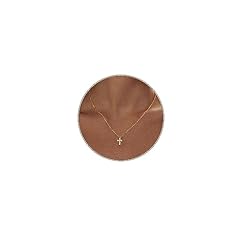 Gold-small pearl cross