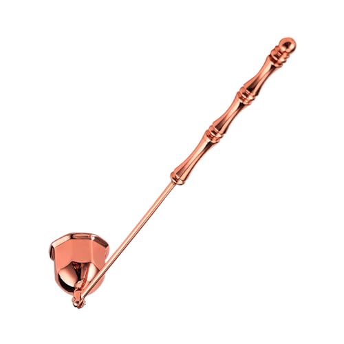 Fenayuu ljussläckare – dammskyddat rostfritt stål långt handtag, släckningsklocka för att släcka flamma – för födelsedag semester utomhus sovrum vardagsrum hotell familj män