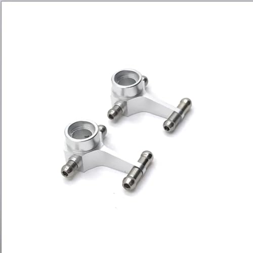 RC�ԗ��p�[�c For Wltoys 284131 K969 K979 K989 K999 P929 P939 1/28 RC �J�[ 2 �� ���^�� �t�����g �X�e�A�����O �J�b�v �A�b�v�O���[�h �p�[�c �A�N�Z�T���[(Silver)