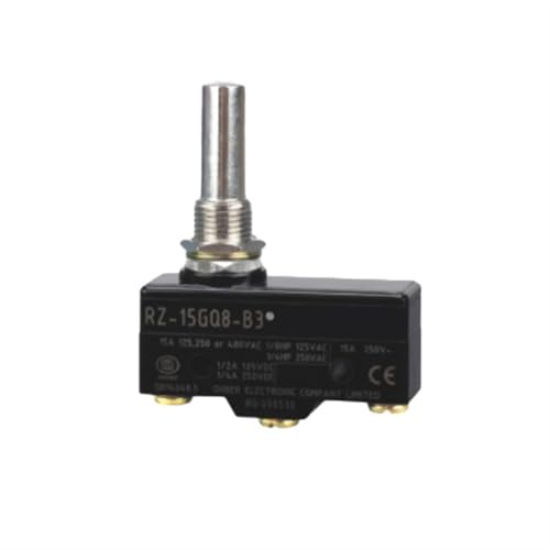 Interrupteur de fin de course à contact argenté RZ-15GQ8-B3 16A pour une conductivité maximale