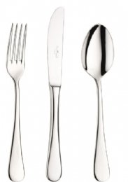 PINTI INOX - 6 pcs. Dessert spoon PITAGORA C/SC.C&C