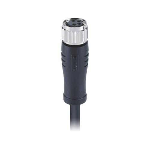 Conector M8 4 pines hembra recto con cable IP69K miniatura 1