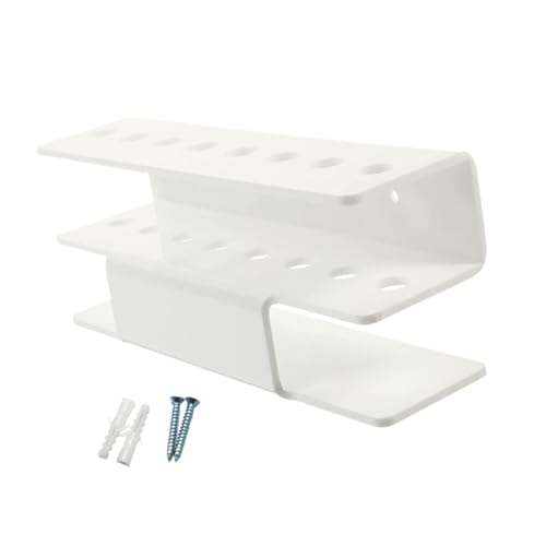 FytStycale Darts Display Holder, Organizer, Lightweight Trendy Training Indoor Dart Rack 8 Holes Acrylic for Workshop Home Use, White