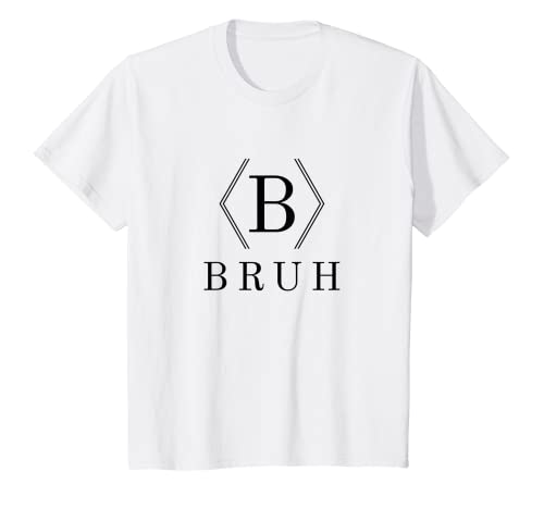 Bambino Bruh Tshirt Ragazzi Meme Funny Saying Brother Meme Shirt Bruh Maglietta