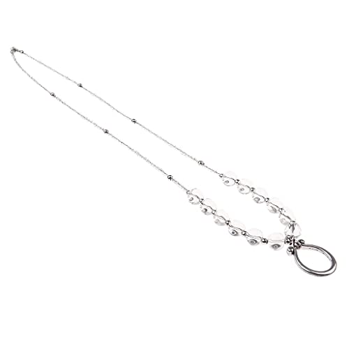 Soporte para gafas con cordón ajustable y cadena tipo collar ligera 5
