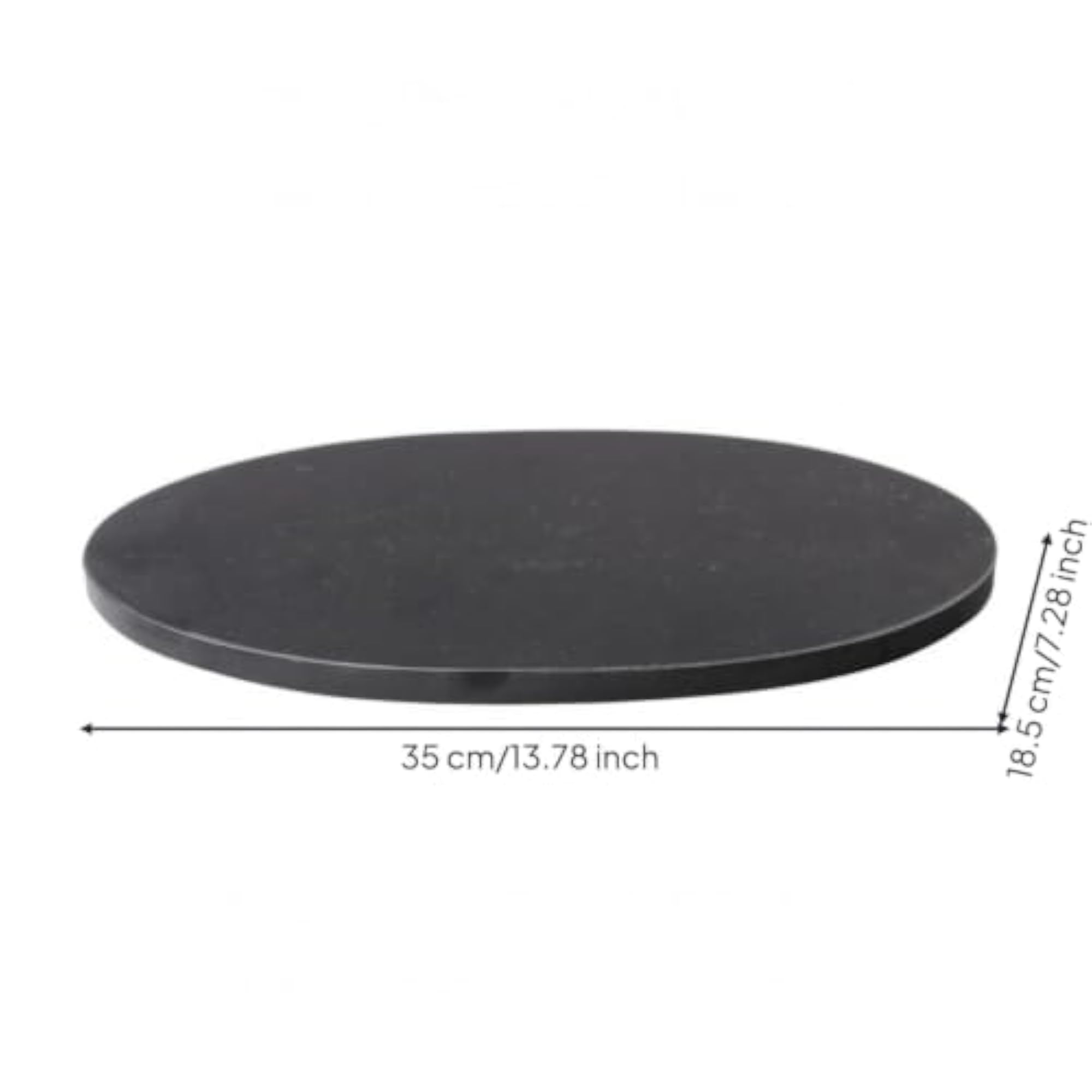 Decorative Oval Marble Tray, Compact Elegant Design