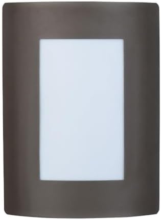 Maxim Lighting 64332WTBZ View-9W 1 LED Outdoor Wall Lantern-9 Inches Wide by 10.75 inches high, Finish Color: Bronze