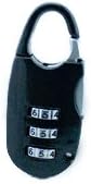 Newbee Fashion Luggage Super Light Weight Travel Mini Combination Lock in Grey