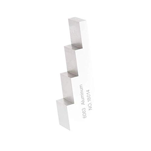 4 Step 3mm 5mm 10mm 15mm Test Calibration Block for Thickness and Linearity in NDT Testing 6063 Aluminum