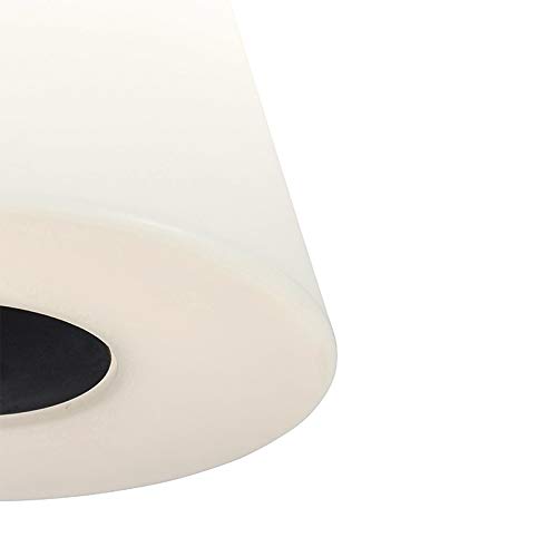 Lampadaire étanche design noir Virginia QAZQA éclairage extérieur