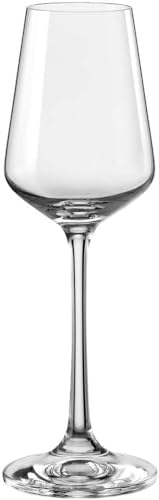 Glassique Cadeau Cognac Snifter Glasses Set Of 4 | Tulip Shaped Spirit Tasting Glasses For Brandy, Tequila, Dessert Wine | Lead-Free Crystal