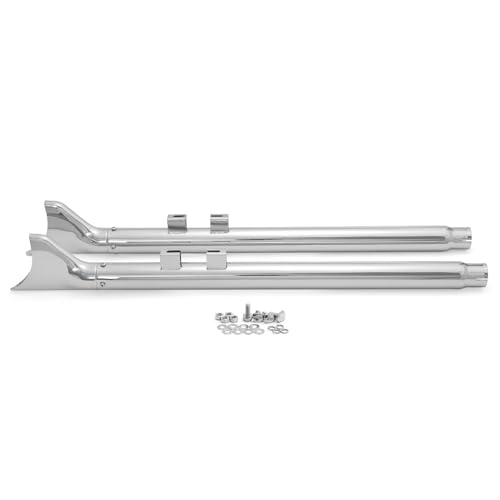 TARAZON 36" Fishtail Schalldämpfer Auspuffrohren für Harley Davidson Touring Bagger Road King Street Glide 1995-2016 Doppelauspuffanlage