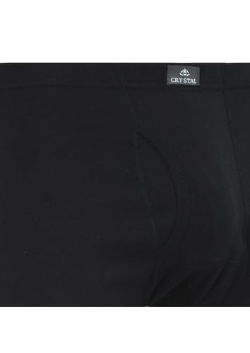 Image of Crystal Men's Underwear Super Combed Cotton Rib Solid Silver Trunks with Super Soft Waistband | Multipack| Assorted