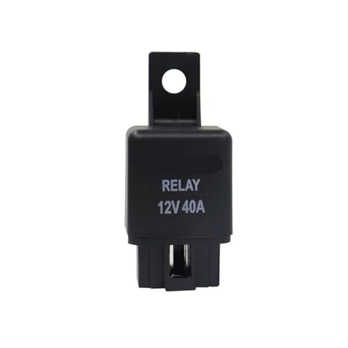 Relé de coche 12V de alta conductividad con terminales de cobre negro y rojo