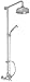ROHL AC407OP-APC Thermostatic Shower, Polished Chrome