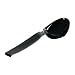 WNA A7SPBL Plastic Spoons, 9 Inches, Black (Case of 144)