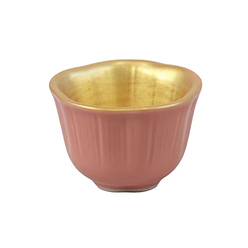 小鉢 こばち 器 内金彩花型小付 桃 単品