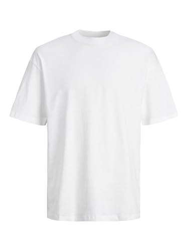 JACK & JONES Herren Jjebradley Tee Ss O-Neck 2pk Mp T-Shirt, Black/Pack:w. White, L – Ansicht 4