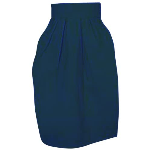 Mil-Bar Pleated Bib Scarf - Dark Navy Blue