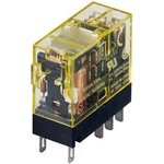 IDEC RJ22S-CLD-D24 2 Poles, 24 VDC Coil Voltage, BIFURCATED Contacts DPDT, Plug in Terminal, RJ Series, Slim Power Relay, with DIODE + LED Indicator
