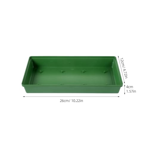 EXCEART 10Pcs Green Plastic Floral Foam Trays for Flower Arrangements Reusable Flower Mud Fixing Plates for Weddings, Parties and Home Decor, 10.23 X 4.72 X 1.57 Inch by EXCEART - Image 6
