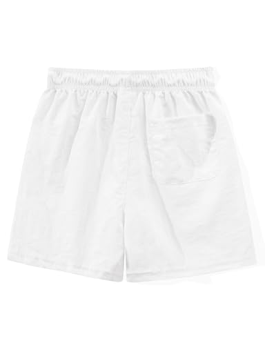 Spring&Gege Boys Nylon Shorts Quick Dry Lightweight Beach Sports Shorts Pull-On Elastic Waist Drawstring2